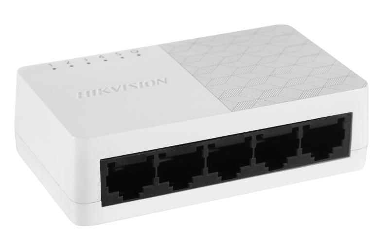 HIKVISION 5-Port Gigabit Plastic Switch MODEL DS-3E0505D-O