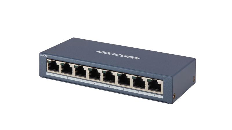 HIKVISION 8 Port Gigabit Unmanaged Switch MODEL: DS-3E0508-E(B)